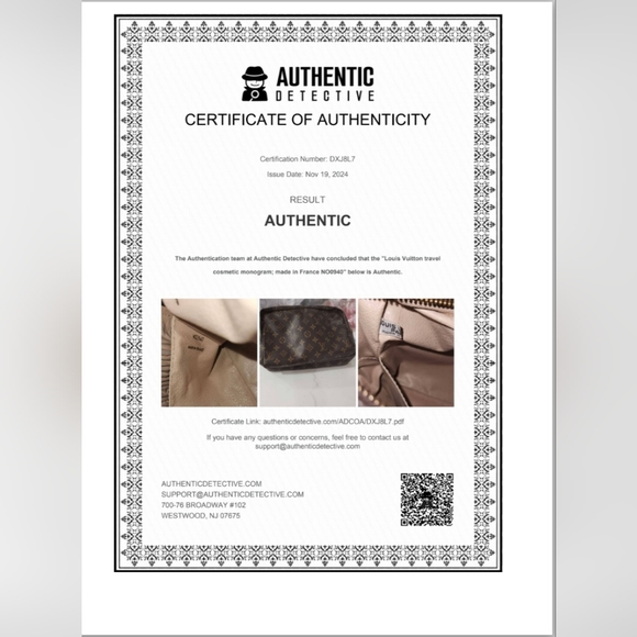 Louis Vuitton monogram Trousse 28 travel bag w/COA - Picture 14 of 14